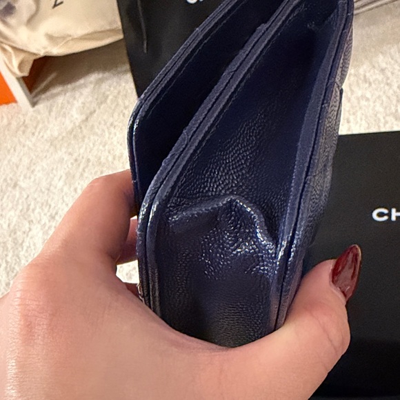 CHANEL Classic Navy Caviar WOC - Picture 12 of 15
